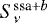 $S^{\textrm{ssa}&#x002B;b}_{\nu} $