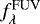 $f_{\lambda}^{\textrm{FUV}}$