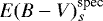$E(B-V)_s^{\textrm{spec}}$