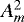 $A_{m}^{2}$