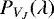 $P_{V_J}(\lambda)$