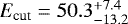 $E_{\textrm{cut}}=50.3_{-13.2}^{&#x002B;7.4}$