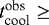 $t_{\textrm{cool}}^{\textrm{obs}} \geq$