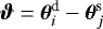 $\boldsymbol{\vartheta}=\boldsymbol{\theta}^{\textrm{d}}_i-\boldsymbol{\theta}^{\textrm{s}}_j$