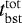 $t_{\mathrm{bst}}^{\mathrm{tot}}$