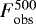 $F^{500}_{\textrm{obs}}$