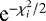 $\textrm{e}^{-\chi_{i}^{2}/2}$