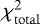 $\chi^2_{\mathrm{total}}$