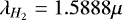 $\lambda_{H_2}=1.5888\mu$