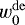 $w_0^{\mathrm{de}}$