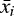 $\bar{x_i}$