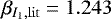 $\beta_{I_1, \mathrm{lit}} = 1.243$