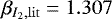 $\beta_{I_2, \mathrm{lit}} = 1.307$