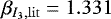 $\beta_{I_3, \mathrm{lit}} = 1.331$