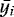 $\bar{y_i}$