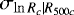 $\sigma_{\ln R_{c}|R_{500c}}$