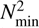 $ N_\min^2 $