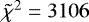 ${\tilde\chi}^2 = 3106$