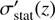 $ {\sigma{\prime} }_{\mathrm{stat}}^{}(z)$