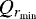 $Q_{r_{\textrm{min}}}$