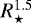 $R_{\star}^{1.5}$