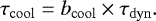 \begin{equation*} \tau_{\mathrm{cool}} = b_{\mathrm{cool}} \times \tau_{\mathrm{dyn}}. \end{equation*}