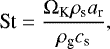 \begin{equation*} \textrm{St}=\frac{{\mathrm{\Omega}}_{\textrm{K}}\rho_{\textrm{s}} a_{\textrm{r}}}{\rho_{\textrm{g}} c_{\textrm{s}}},\end{equation*}
