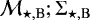 ${\cal M}_{\star,\textrm{B}};{\mathrm{\Sigma}}_{\star,\mathrm{B}}$