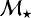 ${\cal M}_{\star}$