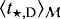 $\langle t_{\star,\textrm{D}} \rangle_{{\cal M}}$