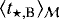 $\langle t_{\star,\textrm{B}} \rangle_{{\cal M}}$