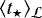 $\langle t_{\star} \rangle_{{\cal L}}$