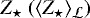 $Z_{\star}\ (\langle Z_{\star} \rangle_{{\cal L}})$