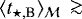 $\langle t_{\star,\textrm{B}} \rangle_{{\cal M}}\,\ga$