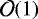 $\mathcal{O}(1)$
