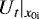 $U_t|_{x_{0\textrm{i}}}$