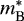 $m_{\textrm{B}}^{*}$