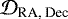 $\mathcal{D}_{\textrm{RA, Dec}}$