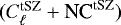 $(C_{\ell}^{\text{tSZ}}&#x002B;\text{NC}^{\text{tSZ}})$