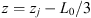 $ z={z}_j-{L}_0/3$