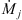 $ {\dot{M}}_j$