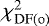 $\chi^2_{\rm{DF}(o)}$
