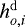 $h_{o,i}^{\mathrm{d}}$