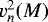 $v_{n}^{2}(M)$