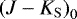 ${(J-K_{\mathrm{S}})}_0$
