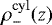 $\rho^{\rm{cyl}}_{-}(z)$