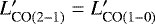 $L&#x0027;_{\textrm{CO} (2-1)}=L&#x0027;_{\textrm{CO} (1-0)}$