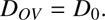 $$ {D}_{{OV}}={D}_0 $$