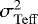 $\sigma_{\mathrm{Teff}}^2$