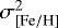 $\sigma_{\mathrm{[\textrm{Fe}/\textrm{H}]}}^2$